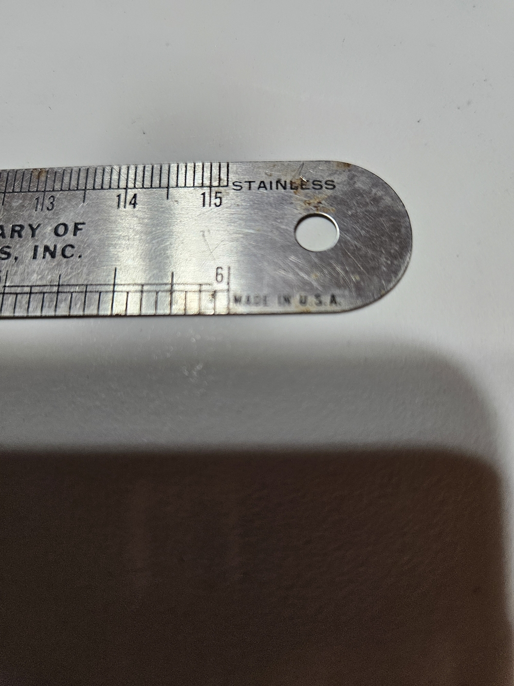 Vintage 6 Inch Stainless Steel Ruler - Picture 2 of 7